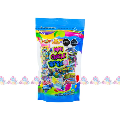 [046007] DELI BLS MINI CHICLE TATTOO 3g 150s