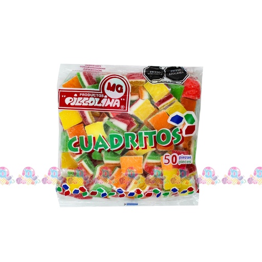 [124001] PICOLINA GOMA CUADRITOS 7.4g 50s