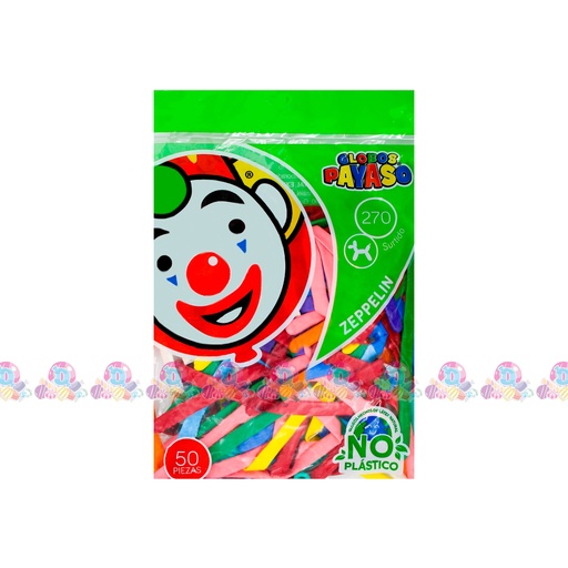 FAB GLOBO PAYASO SURT 270 50s