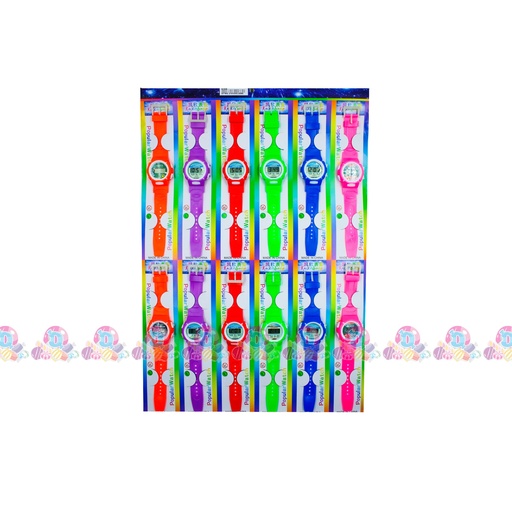 SD CARTULINA RELOJ DIGITAL 12s