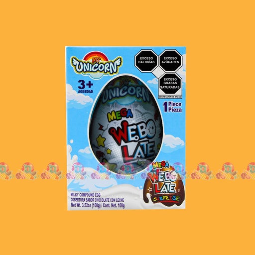 [019045] SPV BONDY WEBO MEGA UNICORNIO 80g 1s