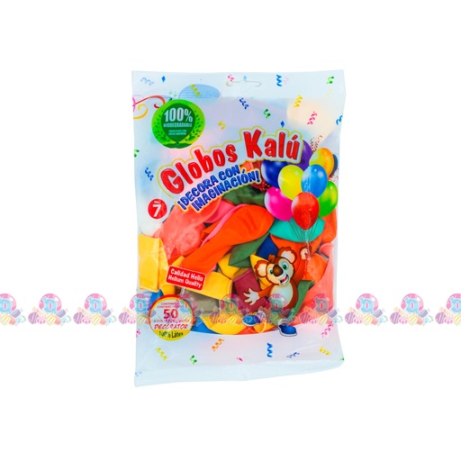 [014041] KALU GLOBO SURTIDO 7 50s