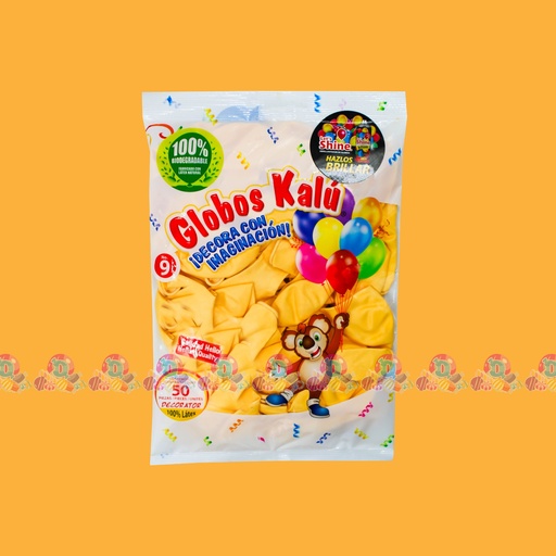 SD KALU GLOBO 9 MARFIL 50s