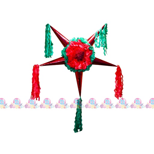 [107007] NAVI PIÑATA MULTICOLOR ESTRELLA 5P 1s