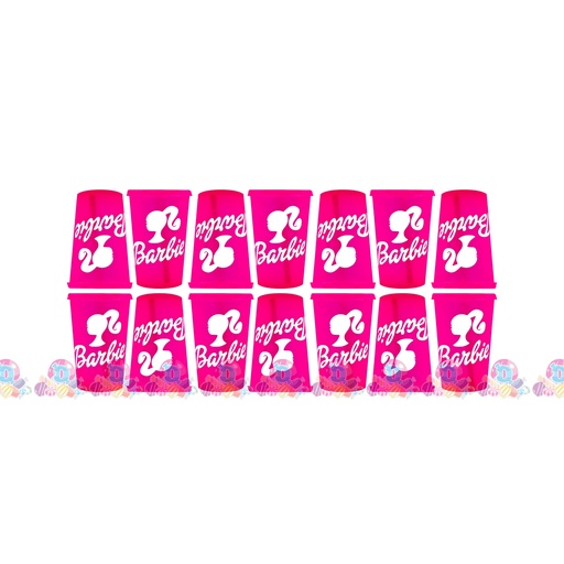 FIESTA VASO BARBIE 10s