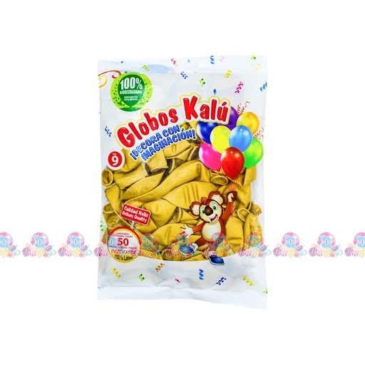 KALU GLOBO MET ORO 9 50s