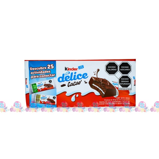 FERR KINDER DELICE CACAO 39g 10s