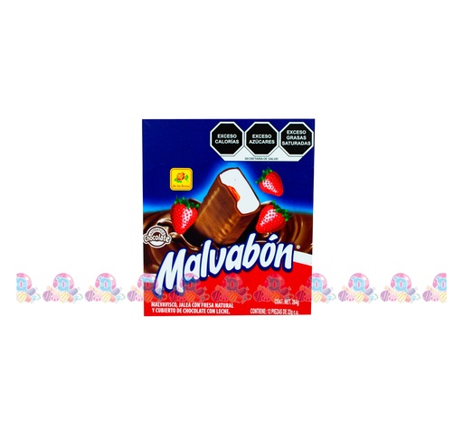 DLR BOMBON MALVABON FRESA 22g 12s