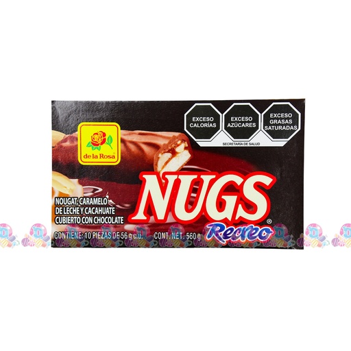 DLR CHOC NUGS RECREO 56g 10s