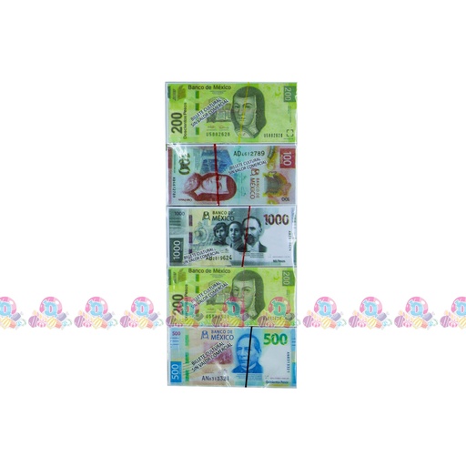 [117002] PAKO BILLETE CHICO MEX 10s