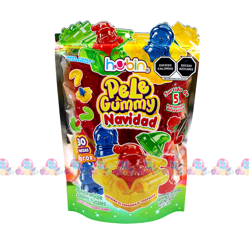 [073054] HUBIN BLS PELE GUMMY NAVIDAD 5g 80s