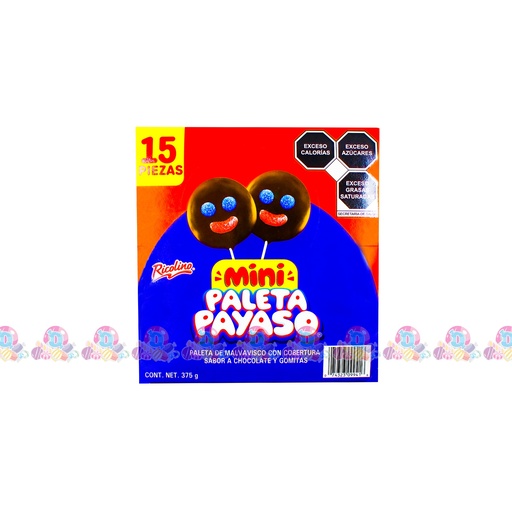 RIC MINI PALETA PAYASO 25g 15s