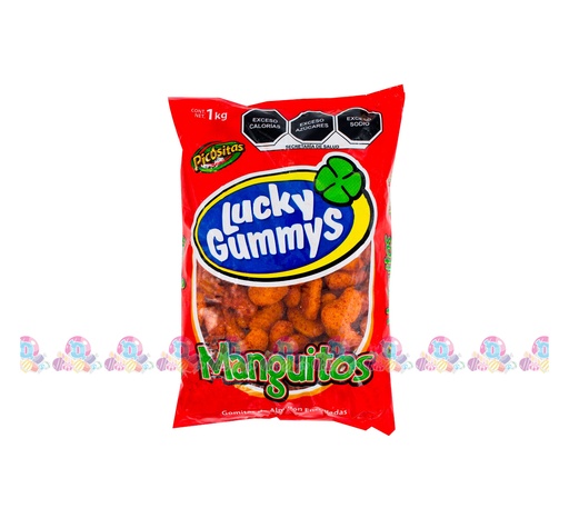 LUCKY GUMMYS MANGUITOS 8g 1Kg