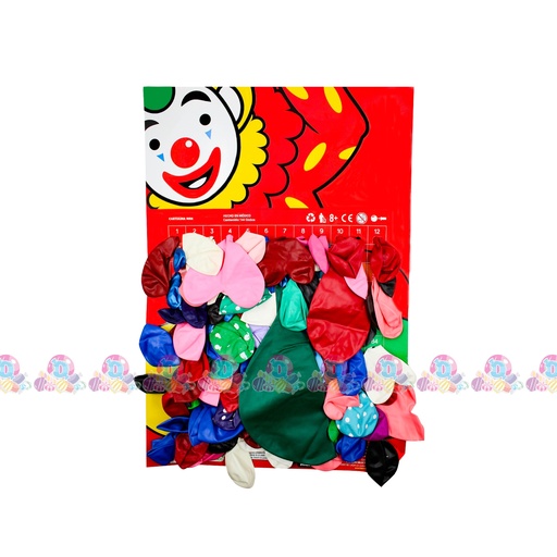[059095] FAB RIFA GLOBO PAYASO 144s