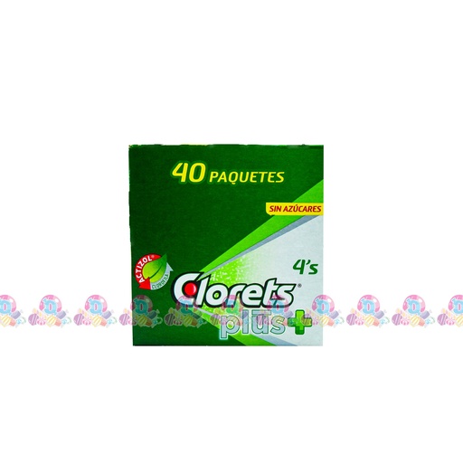 [001011] ADAMS CLORETS 4S PLUS 6.5g 40s